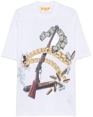 PDF CHANNEL Pdf New Boy Gun Oversized T-Shirt - White