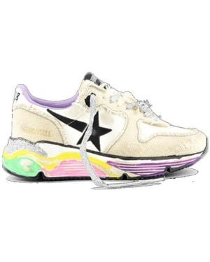 Golden Goose Running Sole Trainers - White