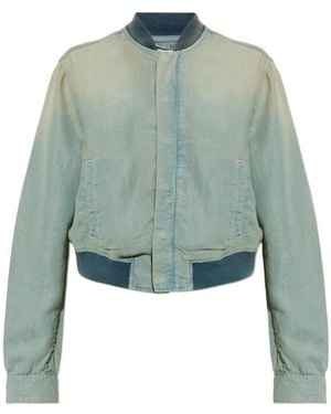 DIESEL Long-Sleeved Casual Jacket - Green