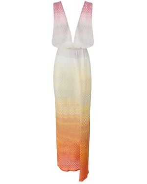 Missoni Sleeveless V-Neck Jumpsuit - White