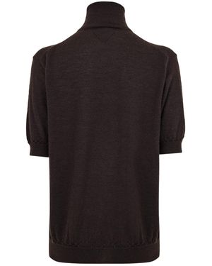 Prada Simple Short-Sleeved Shirt - Black