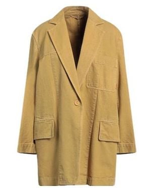 Max Mara Simple Single-Breasted Suit - Natural