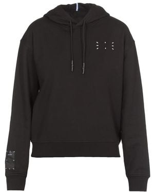 McQ Graphic-Print Hoodie - Black