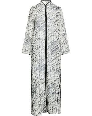Tory Burch Long Sleeves Dress - Gray