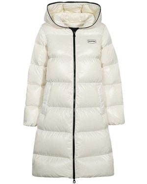 Duvetica Long-Sleeved Hooded Cotton Suit - White