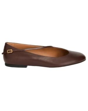 Jil Sander Elyss Ballerina - Brown