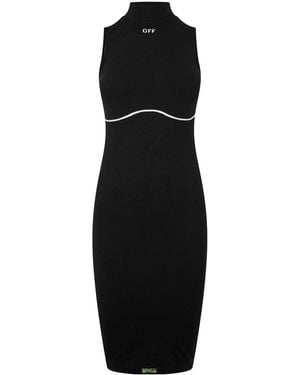 Off-White c/o Virgil Abloh Fitted Dress - Black