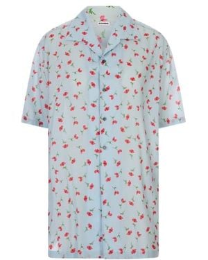 Jil Sander Short-Sleeved Shirt - Blue