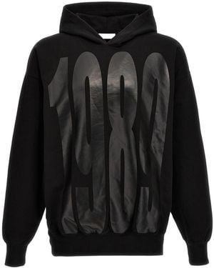 1989 STUDIO Long-Sleeved Hooded Sweatshirt - Black
