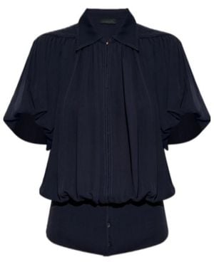Lanvin Pleated Shirt - Blue