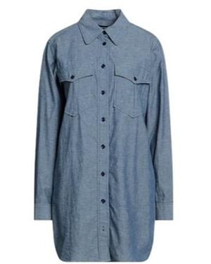 Isabel Marant Denim Shirt Skirt - Blue