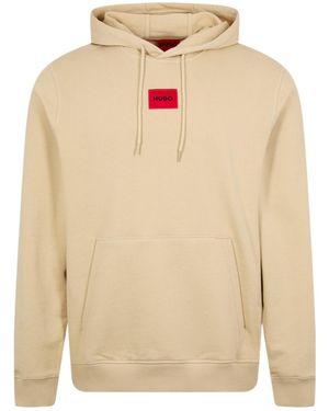 BOSS Hugo Daratschi Drawstring Hoodie - Natural