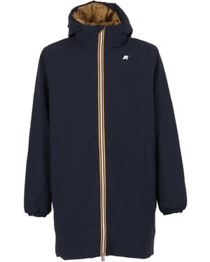 K-Way Jacob St Warm Reversible Jacket - Blue