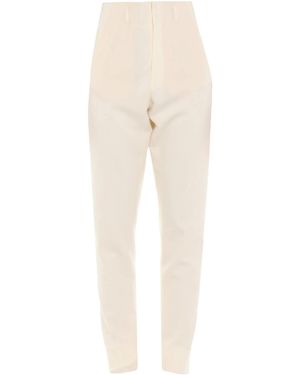 Isabel Marant Cool-Feeling Wool Tapered Pants - Natural