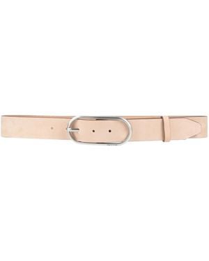 Rag & Bone Minimalist Suede Belt - White