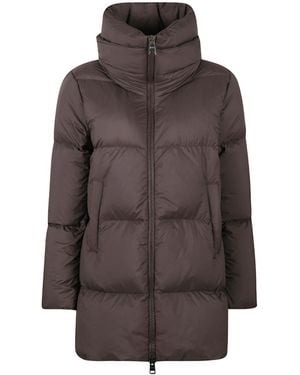 Herno Turtleneck Down Jacket - Brown