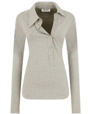 The Attico The Asymmetric Top - Gray