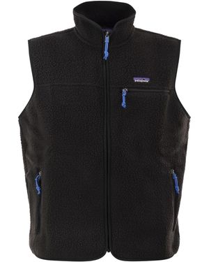 Patagonia Retro Pile Fleece Vest - Black