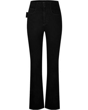 Bottega Veneta Minimalist Straight-Leg Trousers - Black