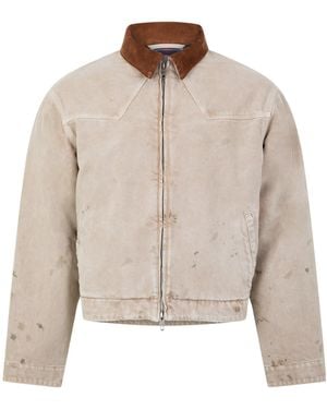 Balenciaga Vintage Canvas Jacket - Natural