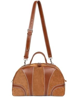 Dries Van Noten Top Handle Shoulder Bag - Brown