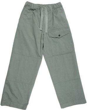Dries Van Noten Drawstring Casual Trousers - Grey