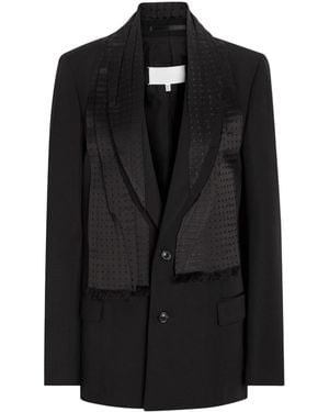 Maison Margiela Simple Woolen Suit - Black