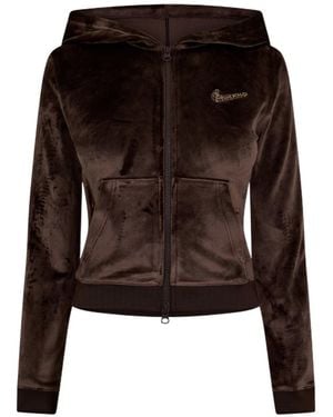 Nike Hooded Zip-Up Sweatshirt - Brown