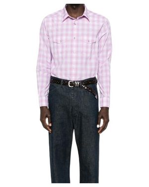 Tom Ford Long-Sleeved Plaid Shirt - Multicolour