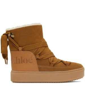 See By Chloé Charlee Strap Ankle Boots - Brown