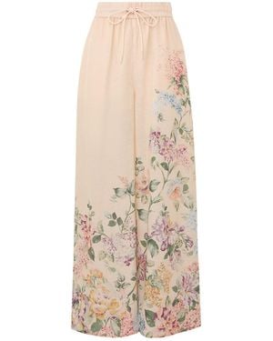 Zimmermann Halliday Relaxed Trousers - Natural