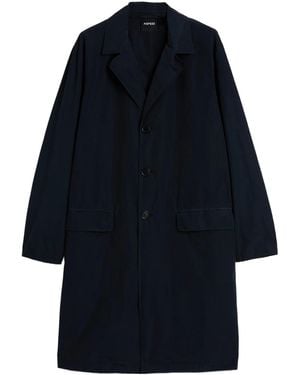 Aspesi Single Breasted Raincoat - Blue
