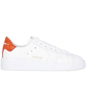 Golden Goose Star Patch Low-Top Trainers - White