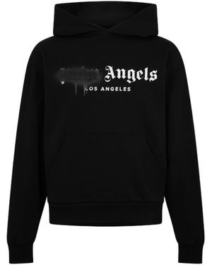 Palm Angels Palm Spray Hoody Sn00 - Black