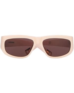 Jacquemus Rectangle Frame Sunglasses - Pink