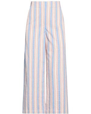 Tory Burch Loose Striped Pants - White
