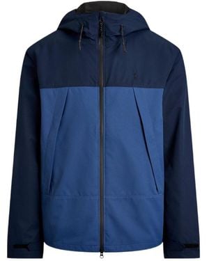 Polo Ralph Lauren Polo-Pony-Motif Windbreaker - Blue