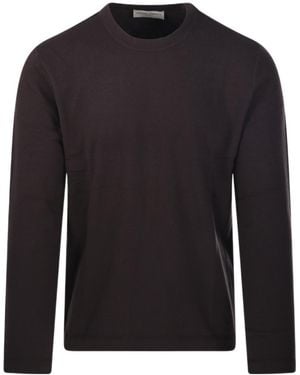 Officine Generale Officine Générale Long-Sleeve Crew-Neck T-Shirt - Black