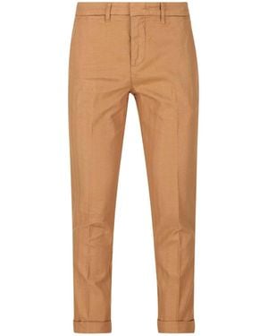 Fay Belt Loops Slacks - White