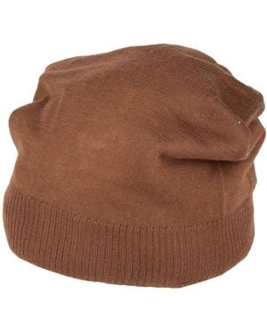 Saint Laurent Solid-Color Cashmere Knit Hat - Brown