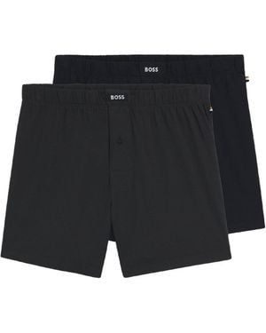 BOSS 2Pack Boxer Shorts - Black