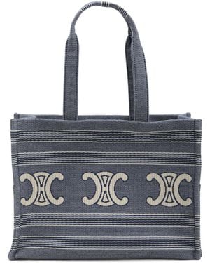 Celine Large Cabas Thais - Blue