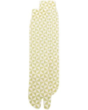Dries Van Noten Logo Toe Socks - White