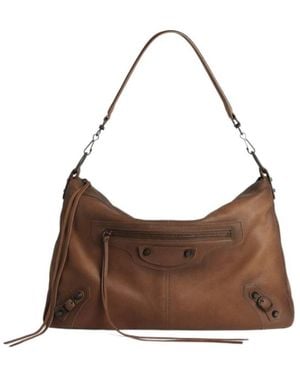 Balenciaga Le City Moto Bag Medium - Brown