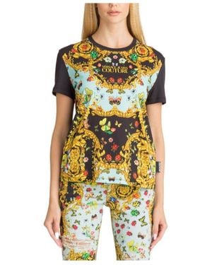 Versace Logo Details T-Shirt - Metallic