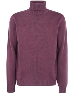 Nuur Turtleneck Jumper - Purple