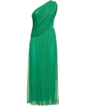 Maria Lucia Hohan Morgana Tulle Midi Dress - Green
