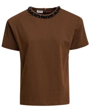 Essentiel Antwerp Short-Sleeved T-Shirt - Brown
