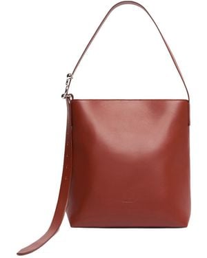 Sportmax Leather Shoulder Bag - Red