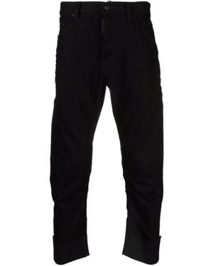 DSquared² Logo-Patch Jeans - Black